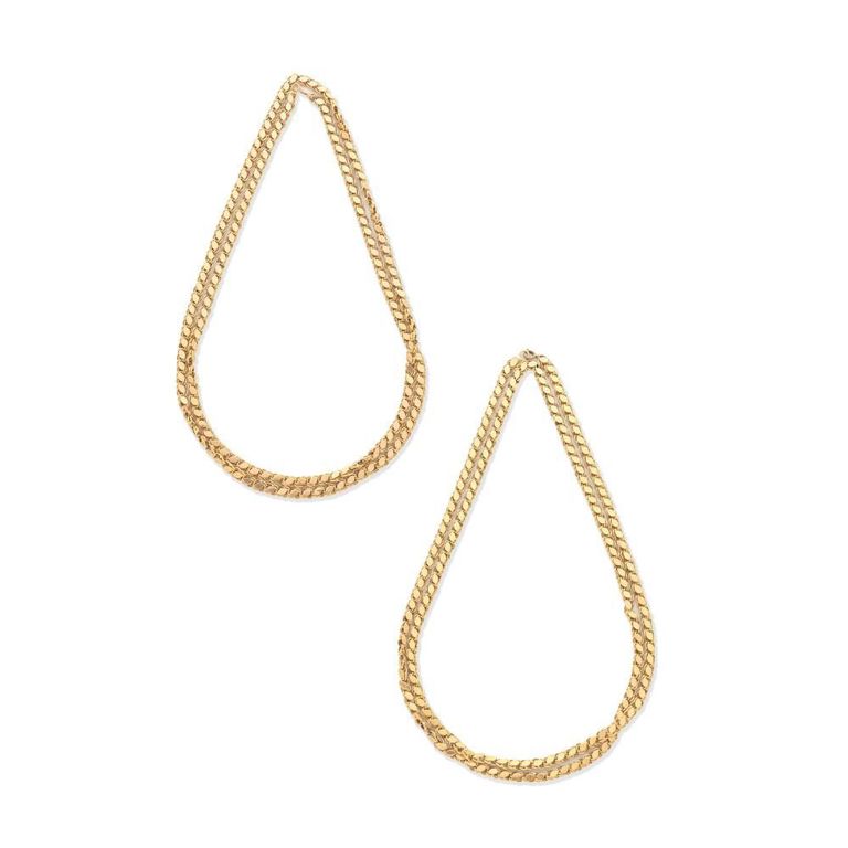 19k Gold Fancy Link Chains