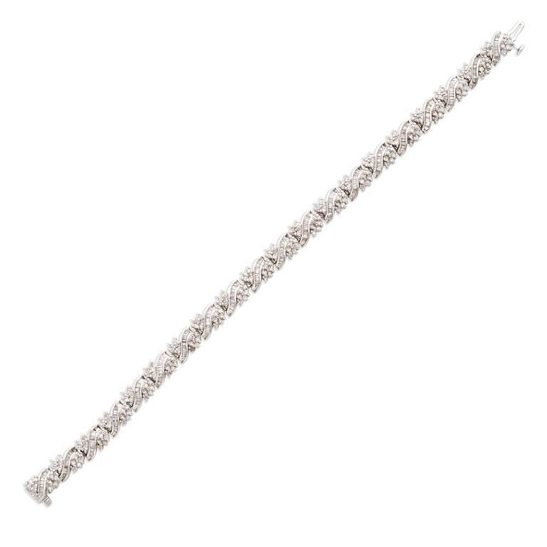 10k Gold Diamond Bracelet