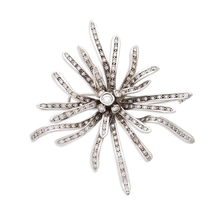 Diamond-Set Brooch