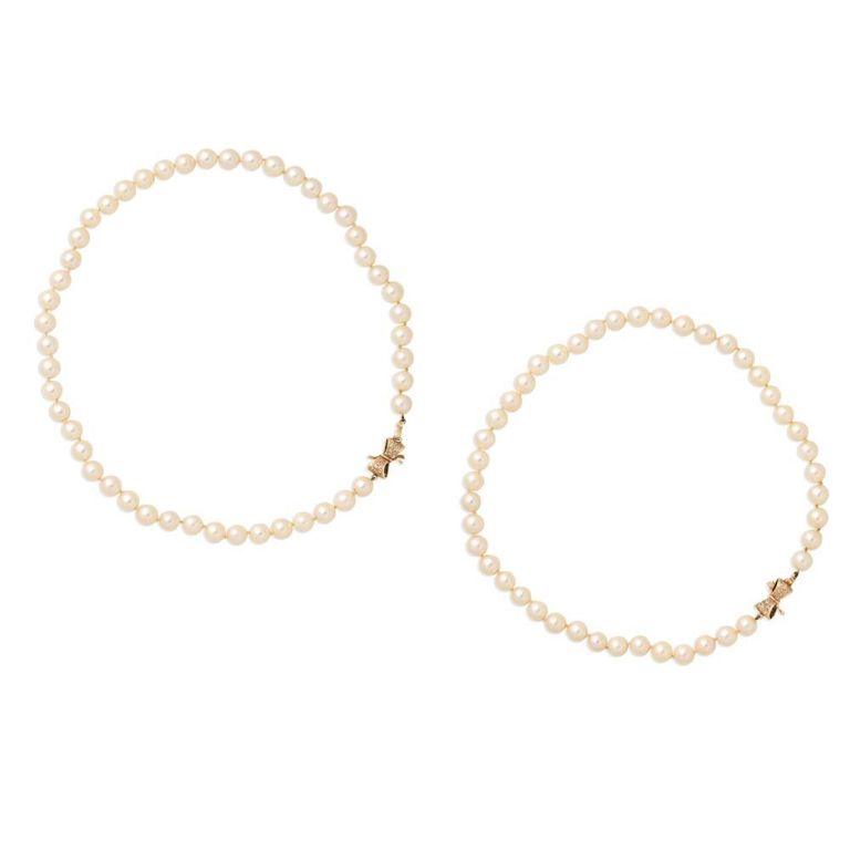 Two Cultured Pearl Necklaces