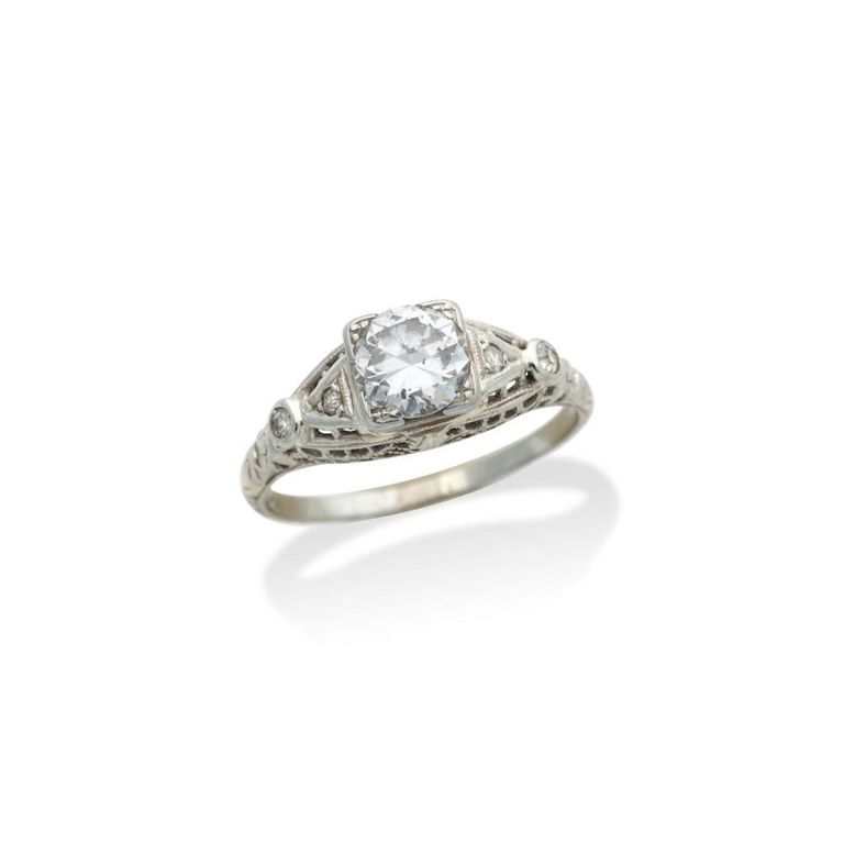 18k Yellow Gold Diamond Ring