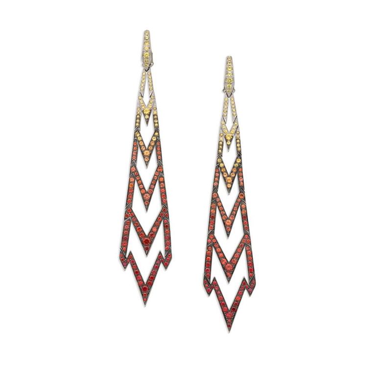 Sapphire Pendant Earrings