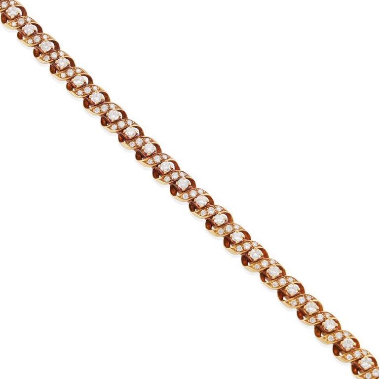18k Yellow Gold Diamond Bracelet