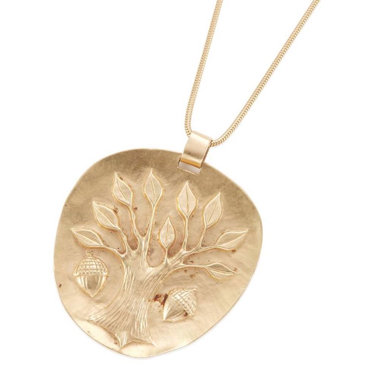 14k Yellow Gold Pendant Necklace