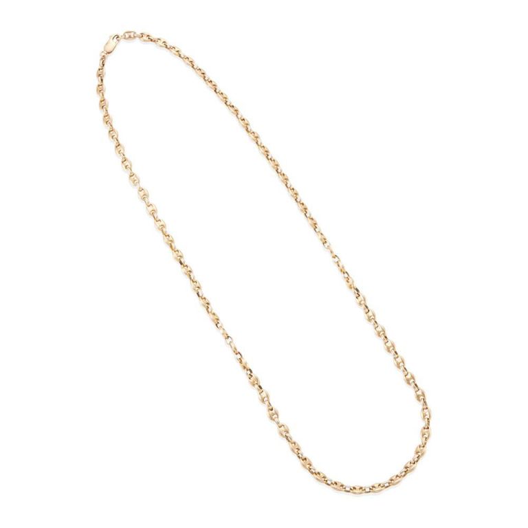 14k Yellow Gold Mariner-Link Chain Necklace