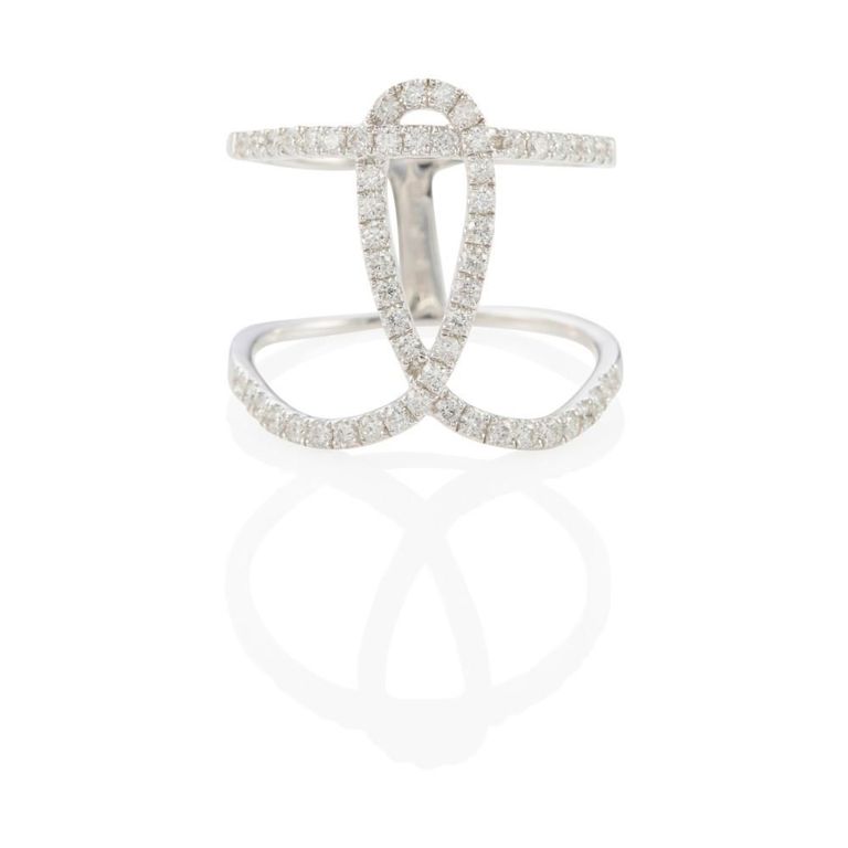 18k White Gold Diamond Ring
