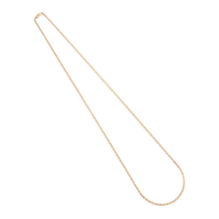 14k Yellow Gold Chain Necklace