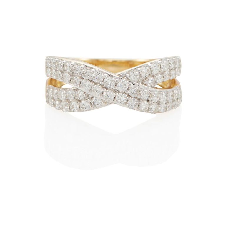 14k Yellow Gold Diamond Ring