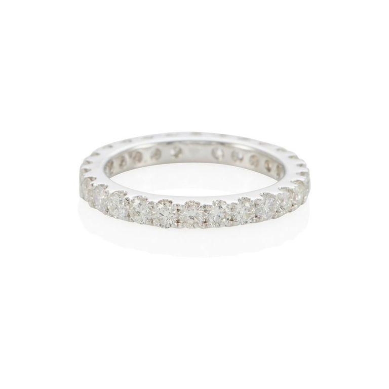 18k White Gold Diamond Eternity Ring