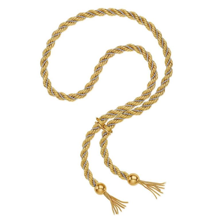 Gold Lariat Necklace
