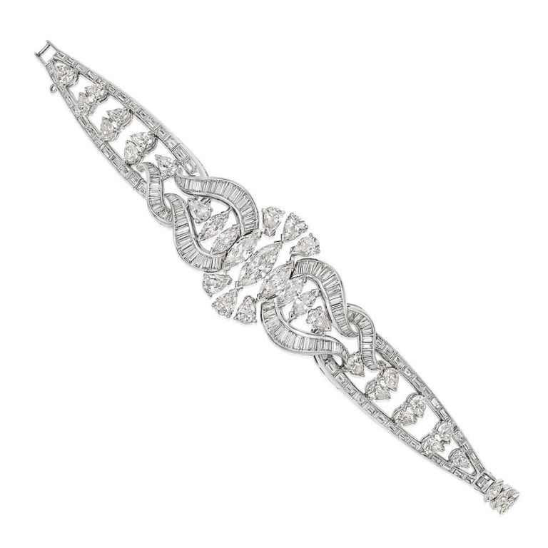 18k White Gold Diamond Bracelet