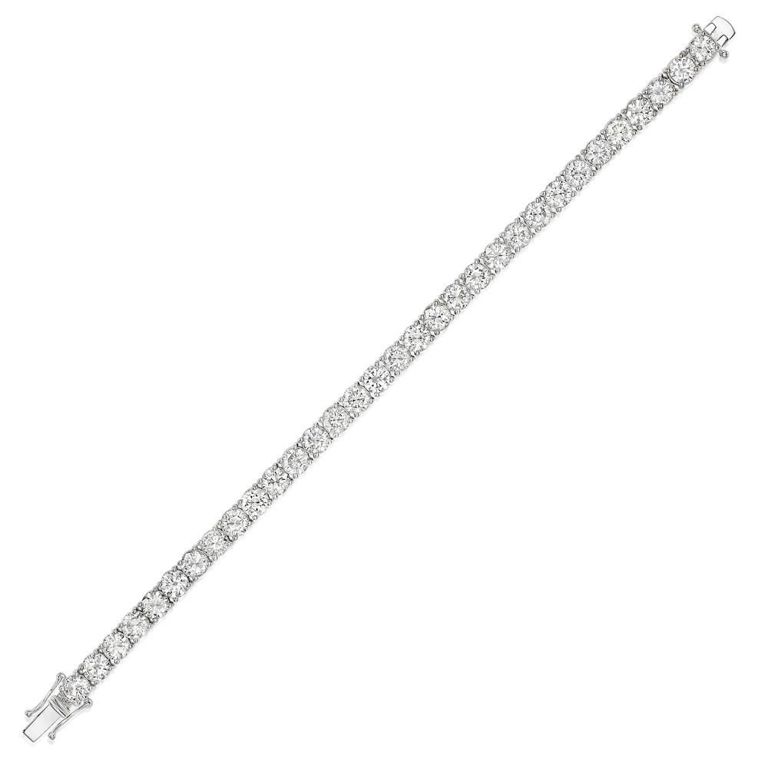 18k White Gold Diamond Bracelet