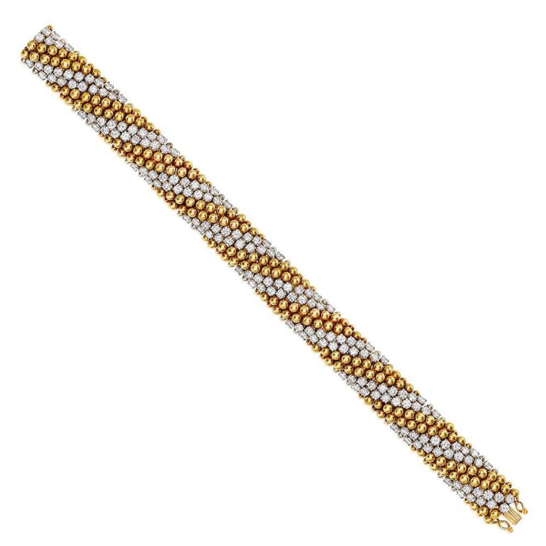 18k Gold and Diamond Bracelet