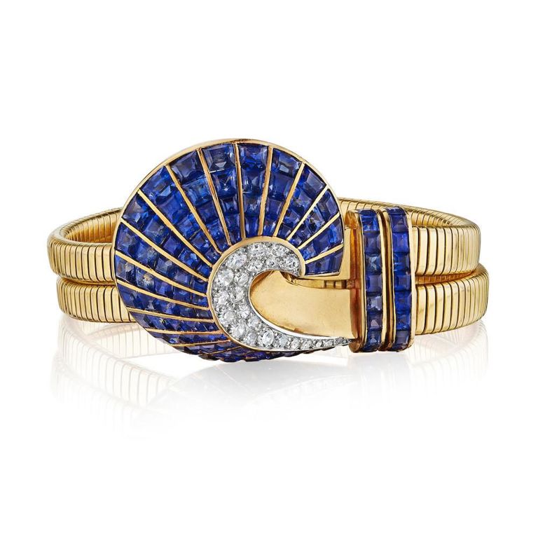 Sapphire and Diamond Bracelet