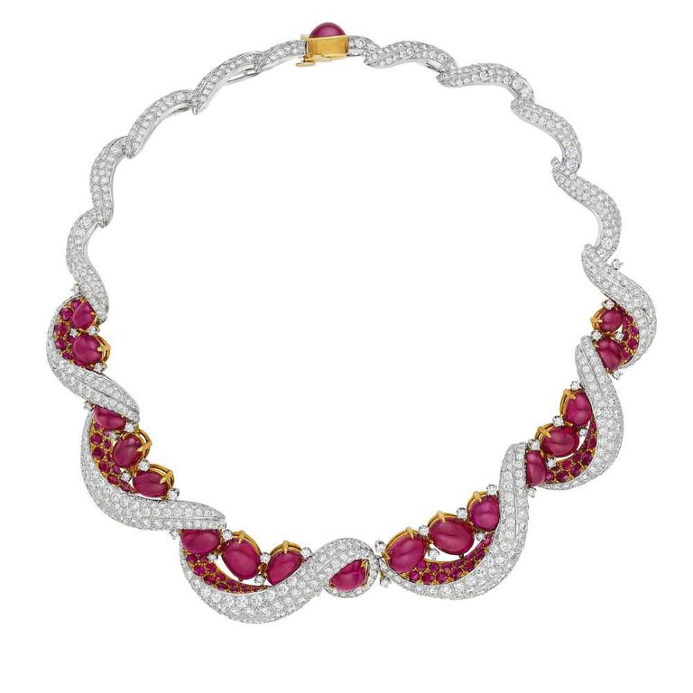 Ruby and Diamond Necklace