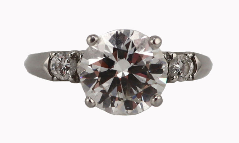 Platinum Diamond Engagement Ring