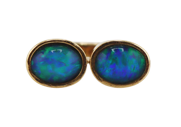 18k Yellow Gold Opal Ring