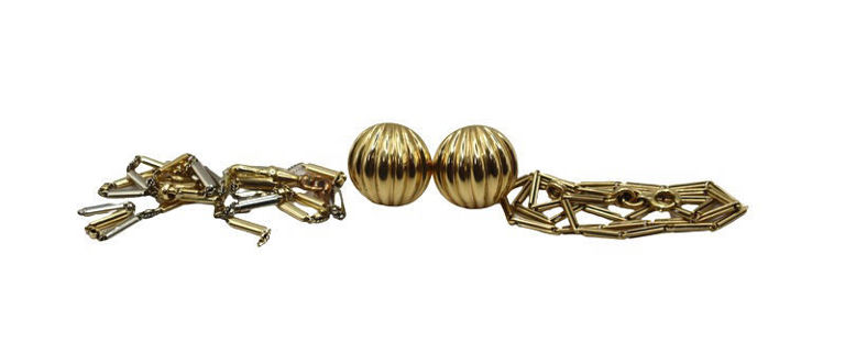 Gold Fob Chains and Clips