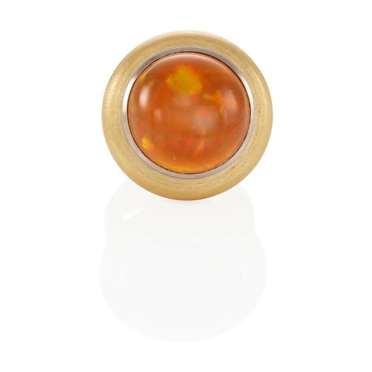 18k Gold Opal Ring