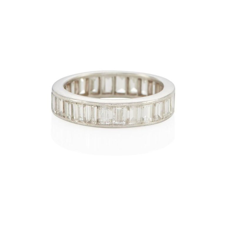14k Gold Diamond Eternity Band Ring