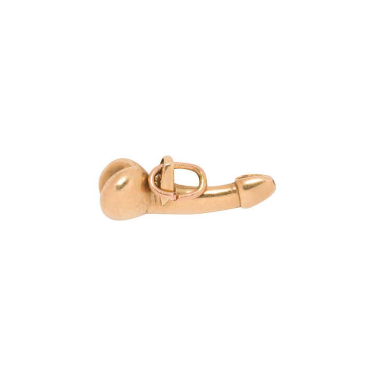 14k Gold Phallic Charm