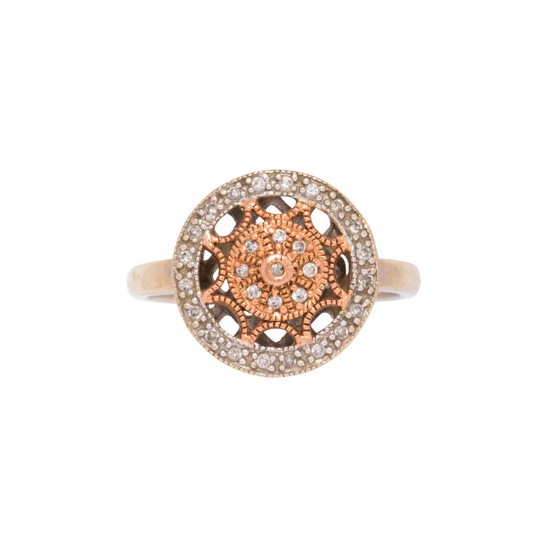 14k Gold Diamond Ring