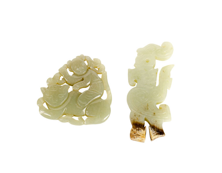 Celadon Jade Pendants