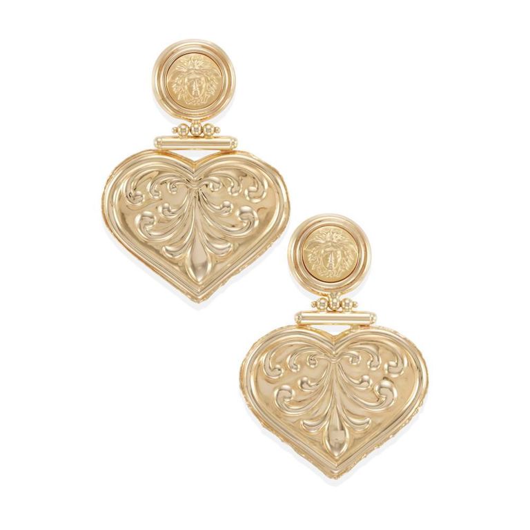 14k Gold Heart Earrings