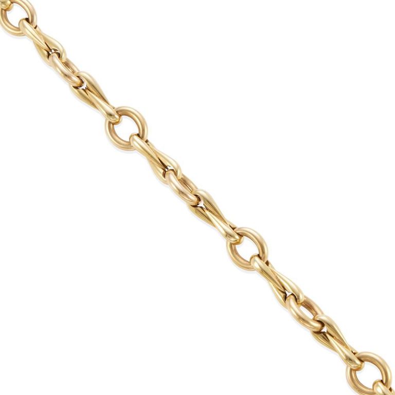 18k Gold Chain Bracelet