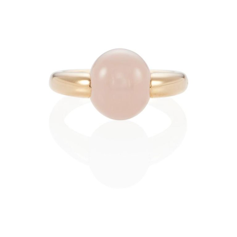 18k Rose Gold Quartz Ring
