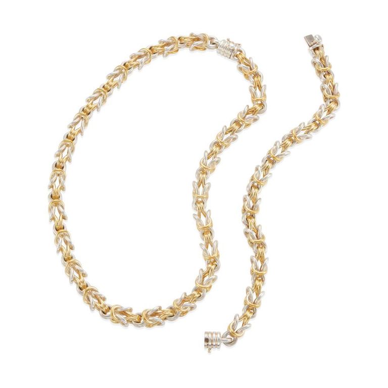 Sterling Silver and Gold Vermeil Jewelry Set