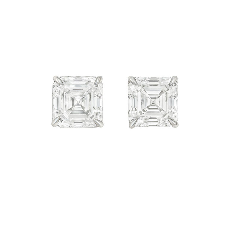Platinum Diamond Stud Earrings