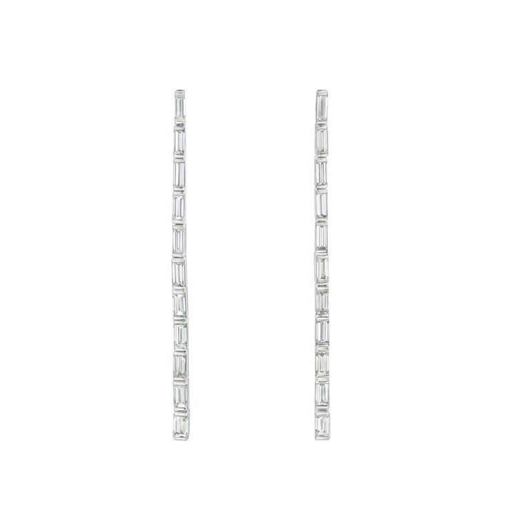 Platinum Diamond Earrings