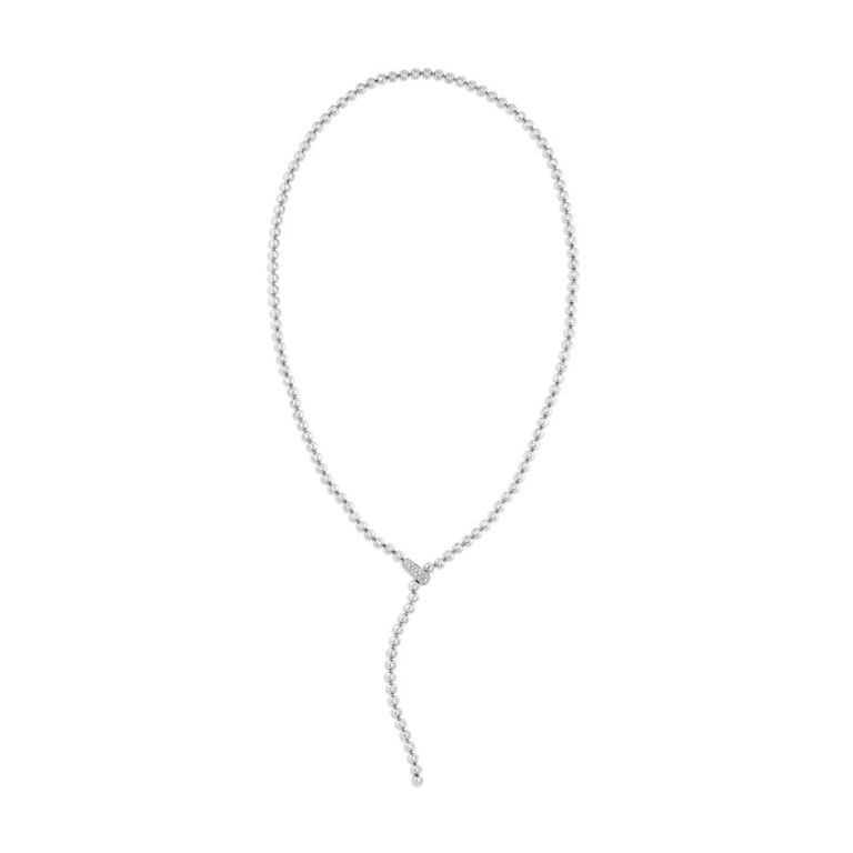 18k White Gold Diamond Necklace