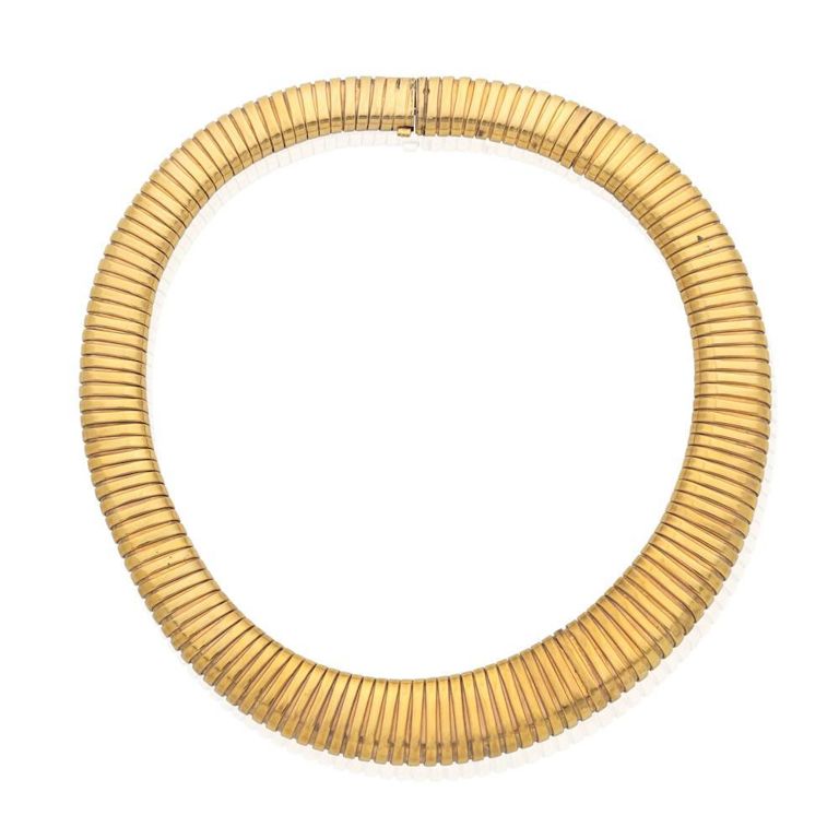 18k Gold Collar Necklace