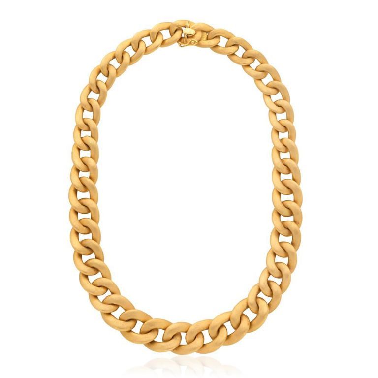 18k Gold Curb Link Chain