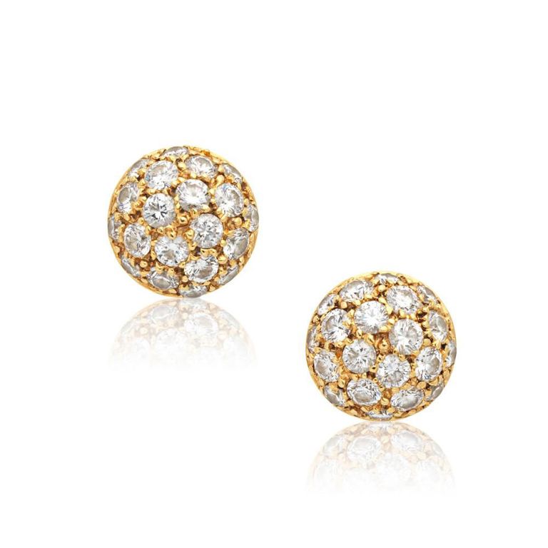 18k Gold Diamond Earstuds