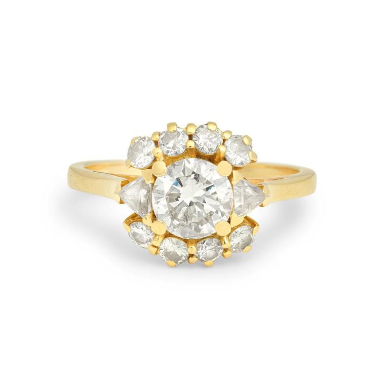 18k Gold Diamond Ring