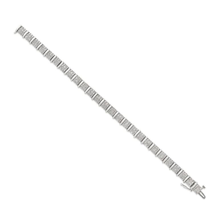 17k White Gold Diamond Bracelet