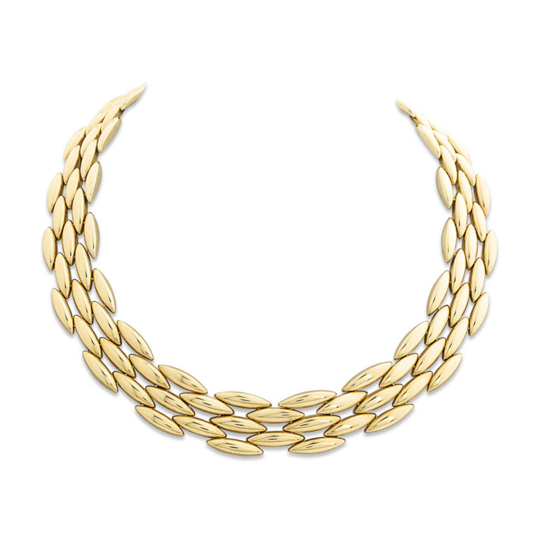 18k Yellow Gold Gentiane Necklace