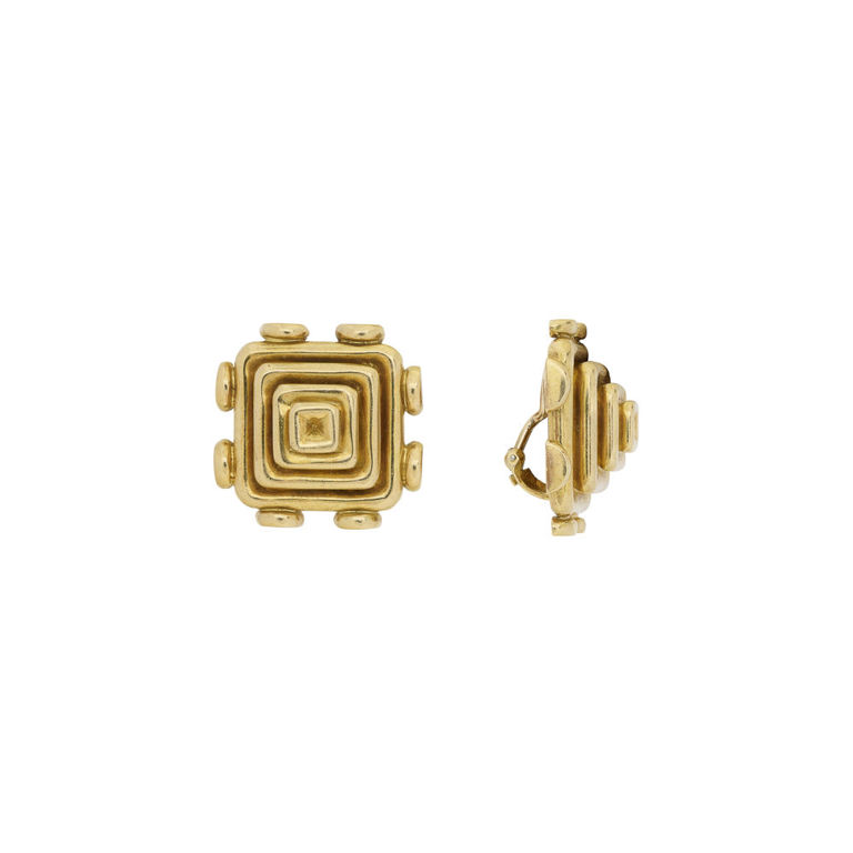18k Yellow Gold Earrings