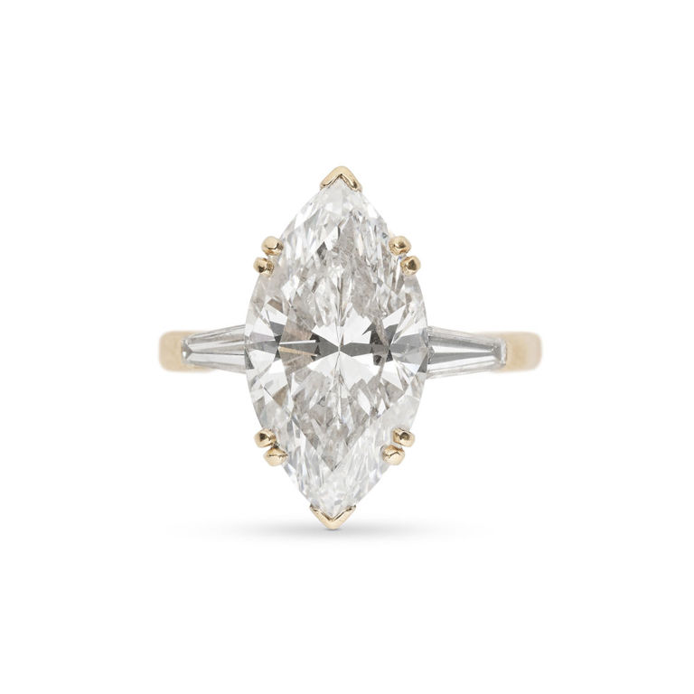 18k Yellow Gold Diamond Ring