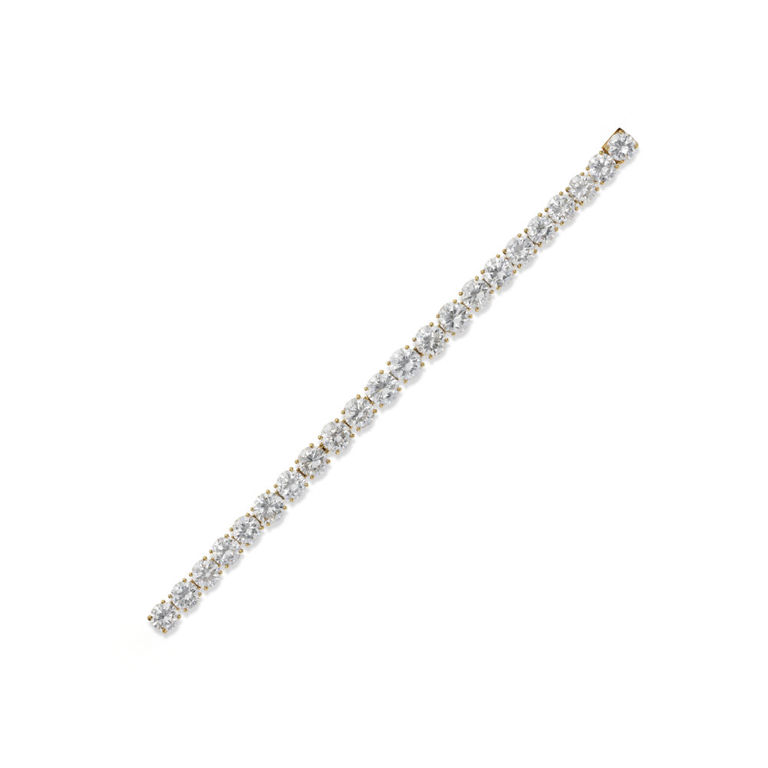 18k Yellow Gold Diamond Bracelet