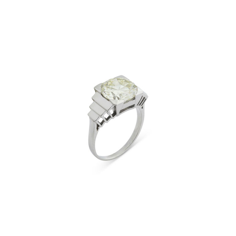 Platinum Diamond Solitaire Ring