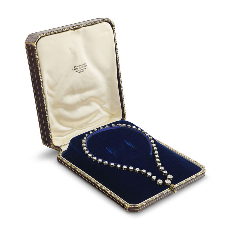 18k Yellow Gold Diamond Necklace