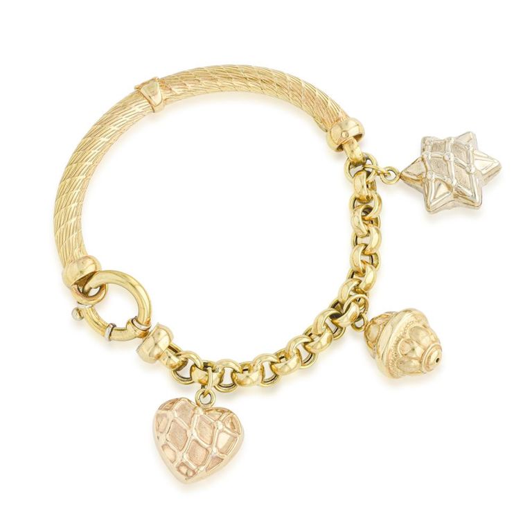 Gold Charm Bracelet