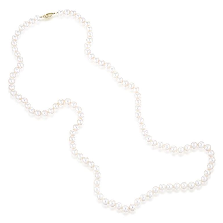 Opera Length Cultured Pearl Necklace