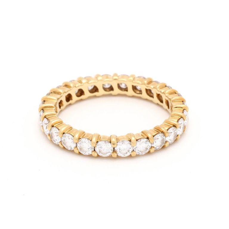 Gold and Diamond Eternity Band
