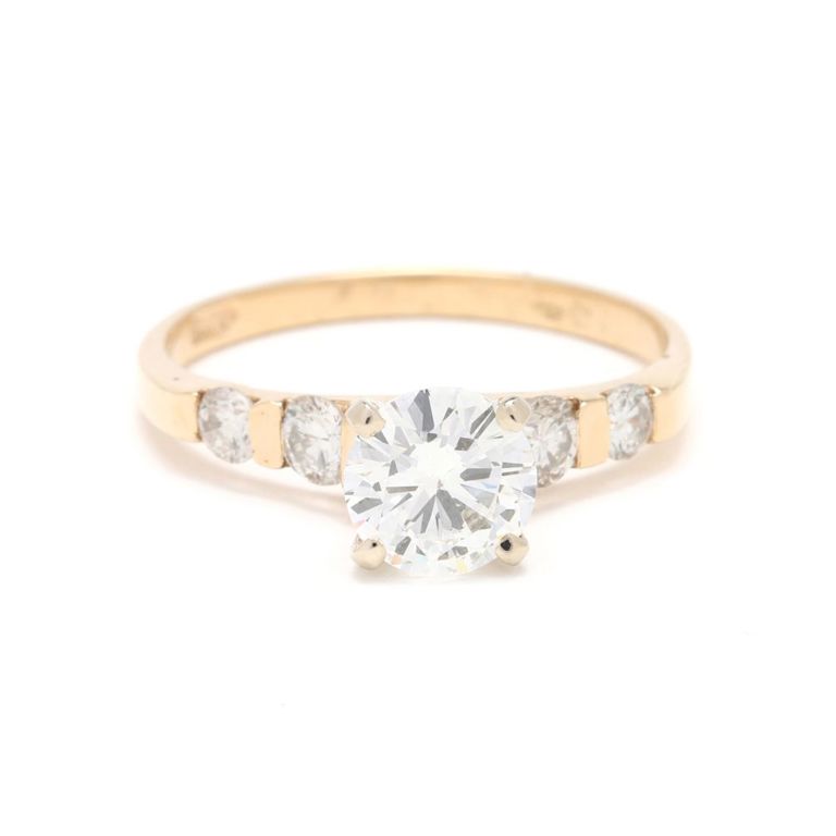 Gold and Diamond Ring