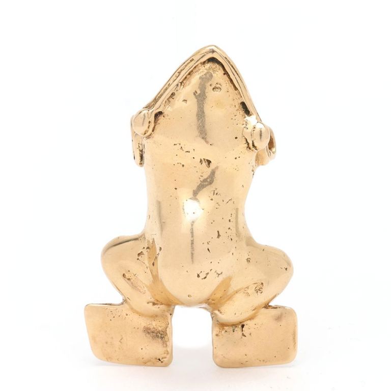 Gold Frog Pendant